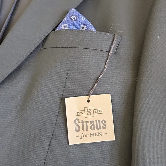 Solid black Boss by Hugo Boss sport coat, NWT. Jacket 42L